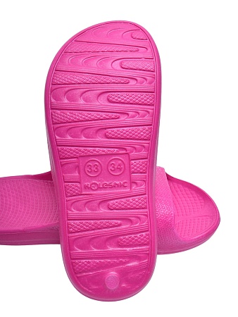 Шлепанцы детские, подростковые, цвет фуксия - Обувь ЭВА для мужчин, женщин и детей от производителя Колесник