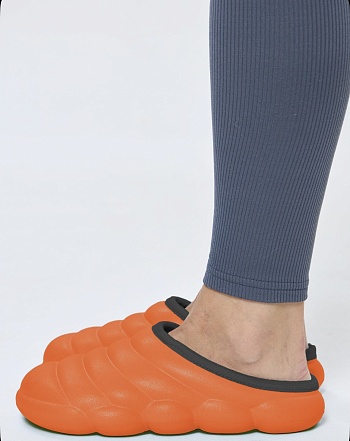 Галоши Колесник сабо утеплённые, цвет оранжевый - Обувь ЭВА для мужчин, женщин и детей от производителя Колесник