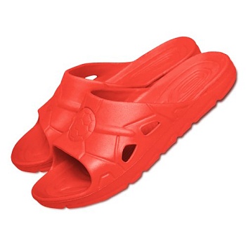 Шлепанцы детские, подростковые, цвет алый - Обувь ЭВА для мужчин, женщин и детей от производителя Колесник