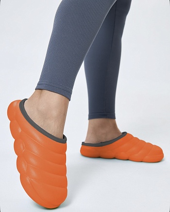 Галоши Колесник сабо утеплённые, цвет оранжевый - Обувь ЭВА для мужчин, женщин и детей от производителя Колесник