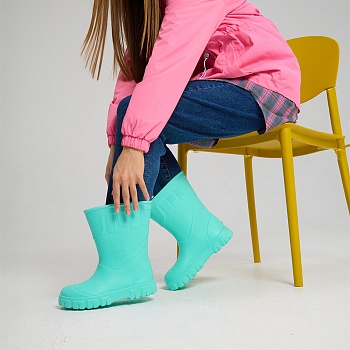 Сапоги резиновые женские Леди, цвет мятный - Обувь ЭВА для мужчин, женщин и детей от производителя Колесник