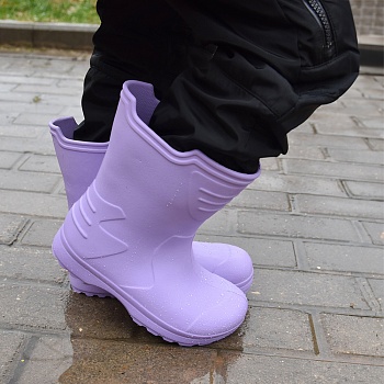 Сапоги детские Thunder, цвет лавандовый - Обувь ЭВА для мужчин, женщин и детей от производителя Колесник