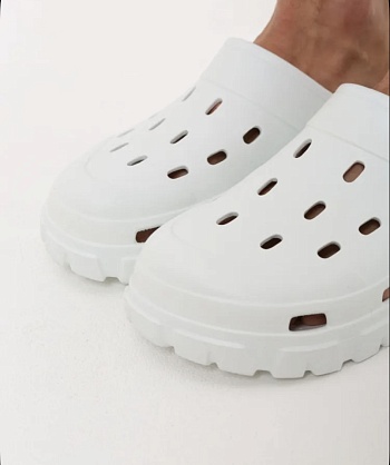 Сабо резиновые Prad из ЭВА, цвет белый - Обувь ЭВА для мужчин, женщин и детей от производителя Колесник