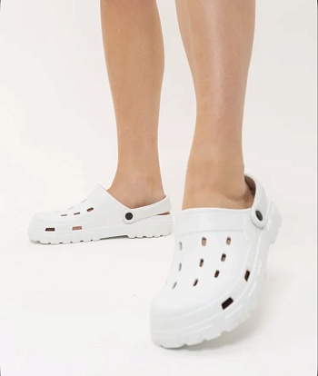 Сабо резиновые Prad из ЭВА, цвет белый - Обувь ЭВА для мужчин, женщин и детей от производителя Колесник