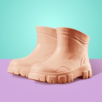 Сапоги детские резиновые, цвет пудровый - Обувь ЭВА для мужчин, женщин и детей от производителя Колесник