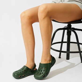 Сабо из ЭВА, цвет темно-зеленый - Обувь ЭВА для мужчин, женщин и детей от производителя Колесник