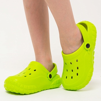 Сабо детские из ЭВА, цвет салатовый - Обувь ЭВА для мужчин, женщин и детей от производителя Колесник