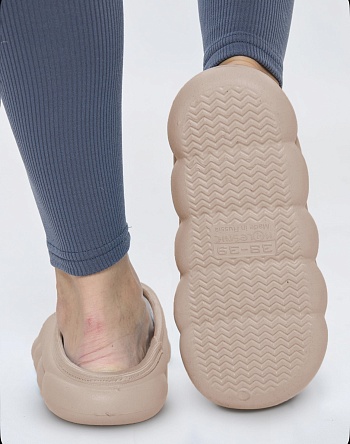 Галоши Колесник Сабо утеплённые, цвет бежевый - Обувь ЭВА для мужчин, женщин и детей от производителя Колесник