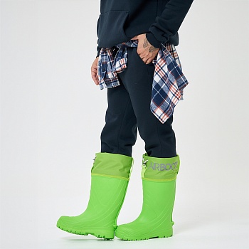 Резиновые сапоги AirBoots с меховыми вкладышами, цвет салатовый - Обувь ЭВА для мужчин, женщин и детей от производителя Колесник