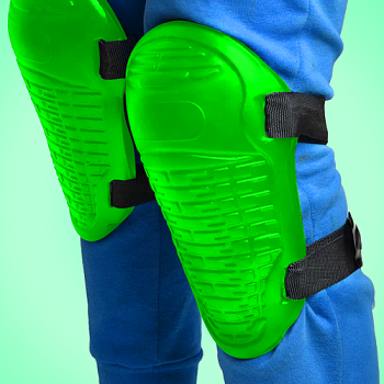 Наколенники для рыбалки, рабочие большие, цвет салатовый - Обувь ЭВА для мужчин, женщин и детей от производителя Колесник