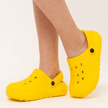 Сабо детские из ЭВА, цвет желтый - Обувь ЭВА для мужчин, женщин и детей от производителя Колесник