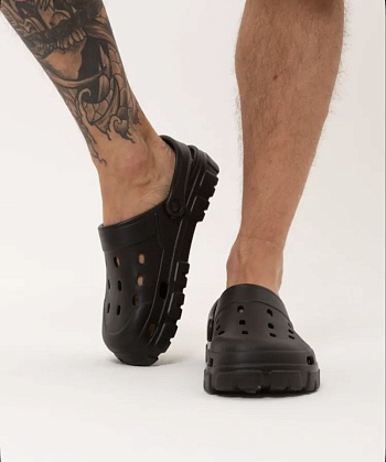 Сабо резиновые Prad из ЭВА, цвет чёрный - Обувь ЭВА для мужчин, женщин и детей от производителя Колесник