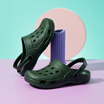 Сабо из ЭВА, цвет темно-зеленый - Обувь ЭВА для мужчин, женщин и детей от производителя Колесник