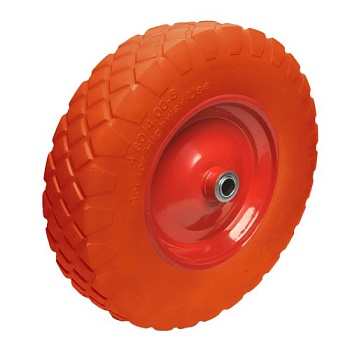 Колесо бескамерное для тачки садовой, тележки диаметром 35 см, цвет красный, оранжевый - Обувь ЭВА для мужчин, женщин и детей от производителя Колесник