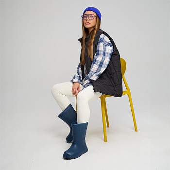 Сапоги резиновые женские Леди, цвет темно-синий - Обувь ЭВА для мужчин, женщин и детей от производителя Колесник