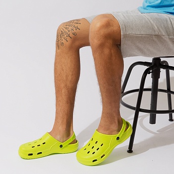 Сабо из ЭВА, цвет салатовый - Обувь ЭВА для мужчин, женщин и детей от производителя Колесник