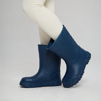 Сапоги резиновые женские Леди, цвет темно-синий - Обувь ЭВА для мужчин, женщин и детей от производителя Колесник