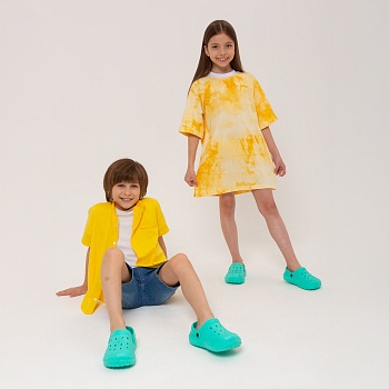 Сабо детские из ЭВА, цвет мятный - Обувь ЭВА для мужчин, женщин и детей от производителя Колесник