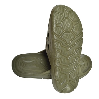 Шлепанцы детские, подростковые, цвет оливковый - Обувь ЭВА для мужчин, женщин и детей от производителя Колесник