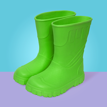 Сапоги резиновые женские Леди, цвет салатовый - Обувь ЭВА для мужчин, женщин и детей от производителя Колесник
