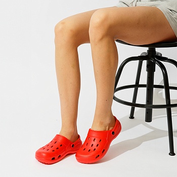 Сабо из ЭВА, цвет алый - Обувь ЭВА для мужчин, женщин и детей от производителя Колесник