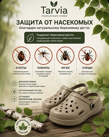 Сабо мужские и женские с натуральным березовым дегтем - Обувь ЭВА для мужчин, женщин и детей от производителя Колесник