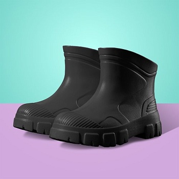 Сапоги резиновые мужские, цвет черный - Обувь ЭВА для мужчин, женщин и детей от производителя Колесник