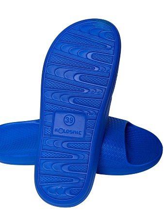 Шлепанцы детские, подростковые, цвет ярко-синий - Обувь ЭВА для мужчин, женщин и детей от производителя Колесник
