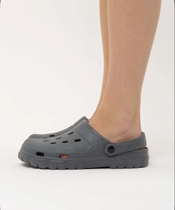 Сабо резиновые Prad из ЭВА, цвет серый - Обувь ЭВА для мужчин, женщин и детей от производителя Колесник