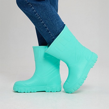 Сапоги резиновые женские Леди, цвет мятный - Обувь ЭВА для мужчин, женщин и детей от производителя Колесник