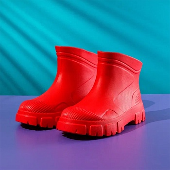 Сапоги резиновые мужские, цвет алый - Обувь ЭВА для мужчин, женщин и детей от производителя Колесник