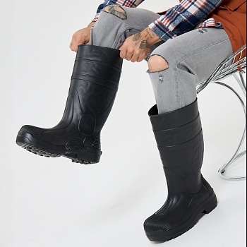 Сапоги резиновые Digger, цвет черный - Обувь ЭВА для мужчин, женщин и детей от производителя Колесник