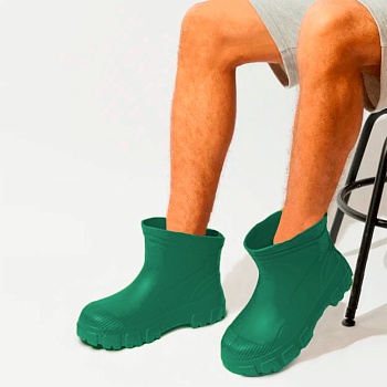 Сапоги резиновые мужские, цвет зеленый - Обувь ЭВА для мужчин, женщин и детей от производителя Колесник