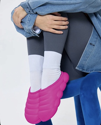 Галоши Колесник Сабо утеплённые, цвет фуксия - Обувь ЭВА для мужчин, женщин и детей от производителя Колесник