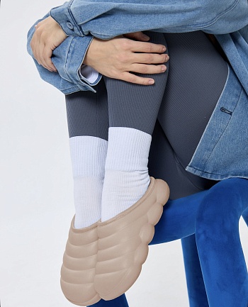 Галоши Колесник Сабо утеплённые, цвет бежевый - Обувь ЭВА для мужчин, женщин и детей от производителя Колесник