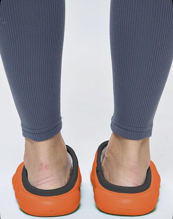 Галоши Колесник сабо утеплённые, цвет оранжевый - Обувь ЭВА для мужчин, женщин и детей от производителя Колесник