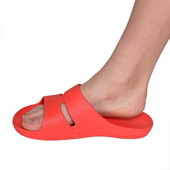 Шлепанцы детские, подростковые, цвет алый - Обувь ЭВА для мужчин, женщин и детей от производителя Колесник