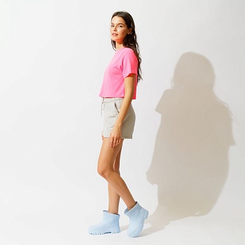 Сапоги резиновые женские, цвет небесный - Обувь ЭВА для мужчин, женщин и детей от производителя Колесник