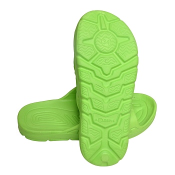 Шлепанцы детские, подростковые, цвет салатовый - Обувь ЭВА для мужчин, женщин и детей от производителя Колесник