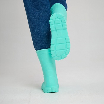 Сапоги резиновые женские Леди, цвет мятный - Обувь ЭВА для мужчин, женщин и детей от производителя Колесник