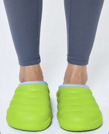 Галоши Колесник Сабо утеплённые, цвет салатовый - Обувь ЭВА для мужчин, женщин и детей от производителя Колесник