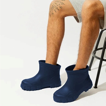 Сапоги резиновые мужские, цвет темно-синий - Обувь ЭВА для мужчин, женщин и детей от производителя Колесник