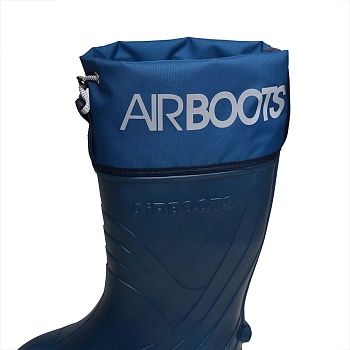 Резиновые сапоги AirBoots с меховыми вкладышами, цвет темно-синий - Обувь ЭВА для мужчин, женщин и детей от производителя Колесник