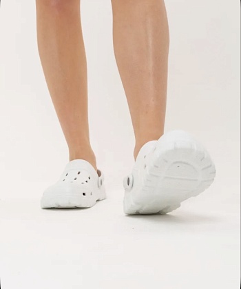 Сабо резиновые Prad из ЭВА, цвет белый - Обувь ЭВА для мужчин, женщин и детей от производителя Колесник