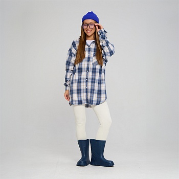 Сапоги резиновые женские Леди, цвет темно-синий - Обувь ЭВА для мужчин, женщин и детей от производителя Колесник