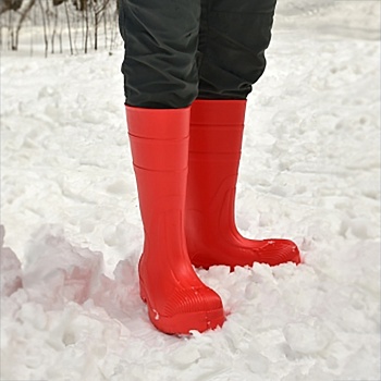Сапоги резиновые Digger, цвет красный - Обувь ЭВА для мужчин, женщин и детей от производителя Колесник