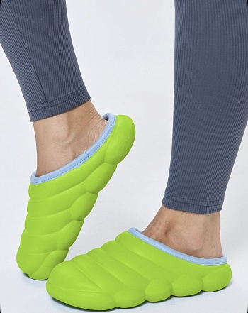Галоши Колесник Сабо утеплённые, цвет салатовый - Обувь ЭВА для мужчин, женщин и детей от производителя Колесник