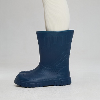 Сапоги резиновые женские Леди, цвет темно-синий - Обувь ЭВА для мужчин, женщин и детей от производителя Колесник