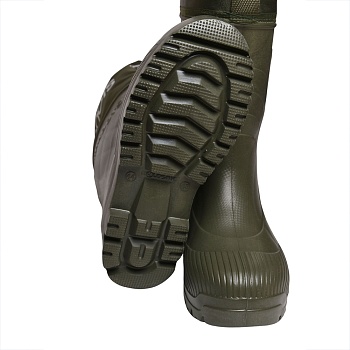 Резиновые сапоги AirBoots с меховыми вкладышами, цвет оливковый - Обувь ЭВА для мужчин, женщин и детей от производителя Колесник