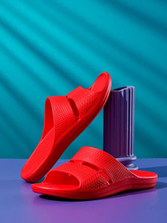Шлепанцы ЭВА, цвет алый - Обувь ЭВА для мужчин, женщин и детей от производителя Колесник